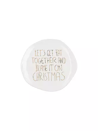 RAEDER | Weihnachtsteller 14cm LET'S GET FAT | 
